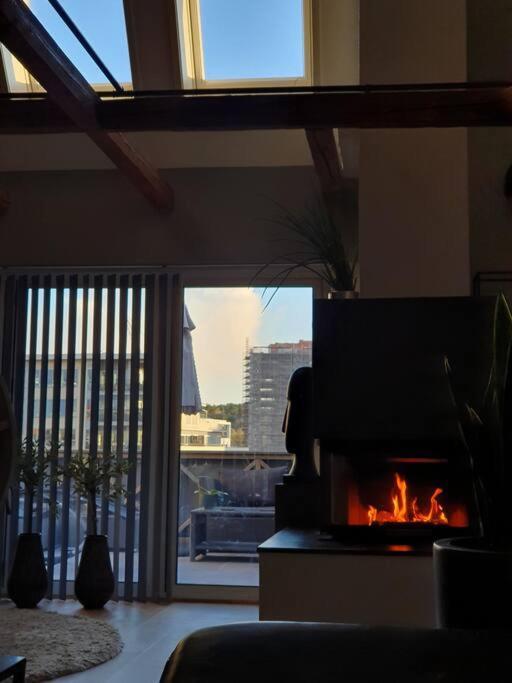 Modern Loftsleilighet Fredrikstad Exteriör bild