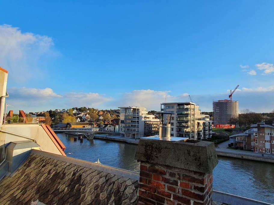Modern Loftsleilighet Fredrikstad Exteriör bild